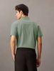 Calvin Klein - Áo polo tay ngắn CK nam Smooth Cotton UV Protect Half Zip Pollo