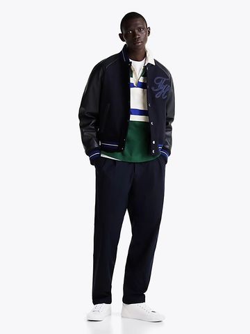 Tommy Hilfiger - Giày nam Signature Leather Trainers