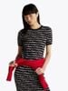 Tommy Hilfiger - Đầm len nữ Print Mini Jumper Dress