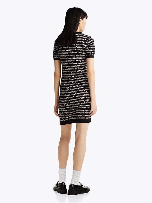 Tommy Hilfiger - Đầm len nữ Print Mini Jumper Dress