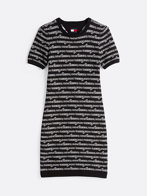 Tommy Hilfiger - Đầm len nữ Print Mini Jumper Dress