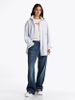 Tommy Hilfiger - Áo sơ mi tay dài nữ Oversized Fit Stripe Shirt