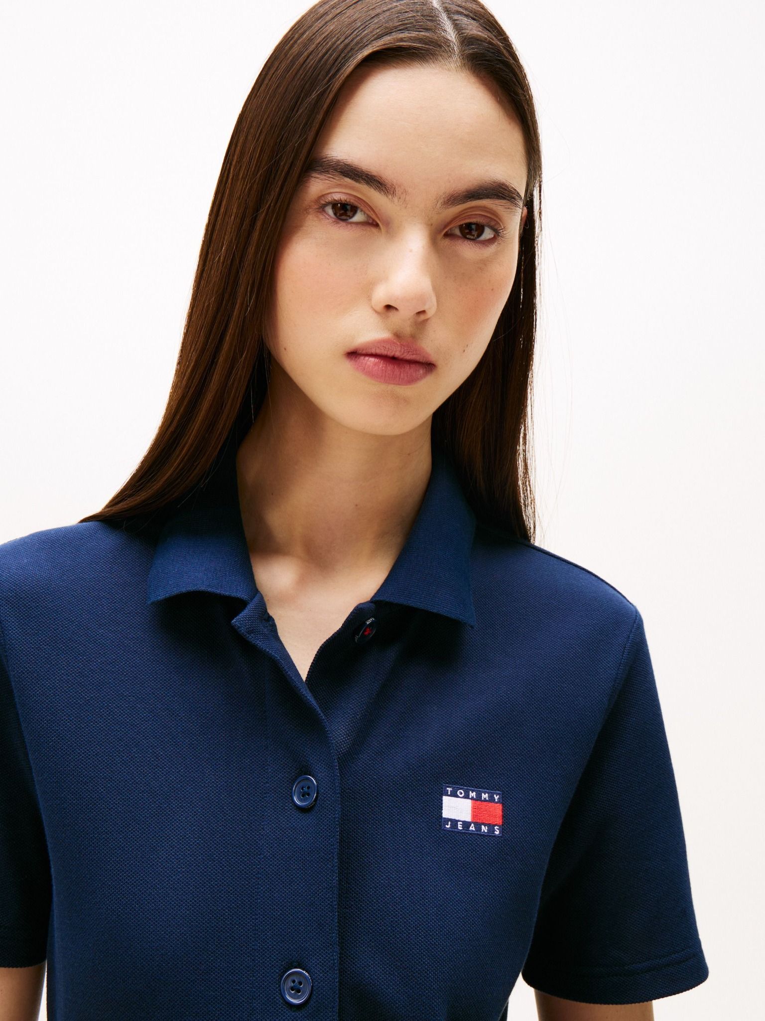 Tommy Hilfiger - Đầm nữ TH Badge Pique Polo Dress