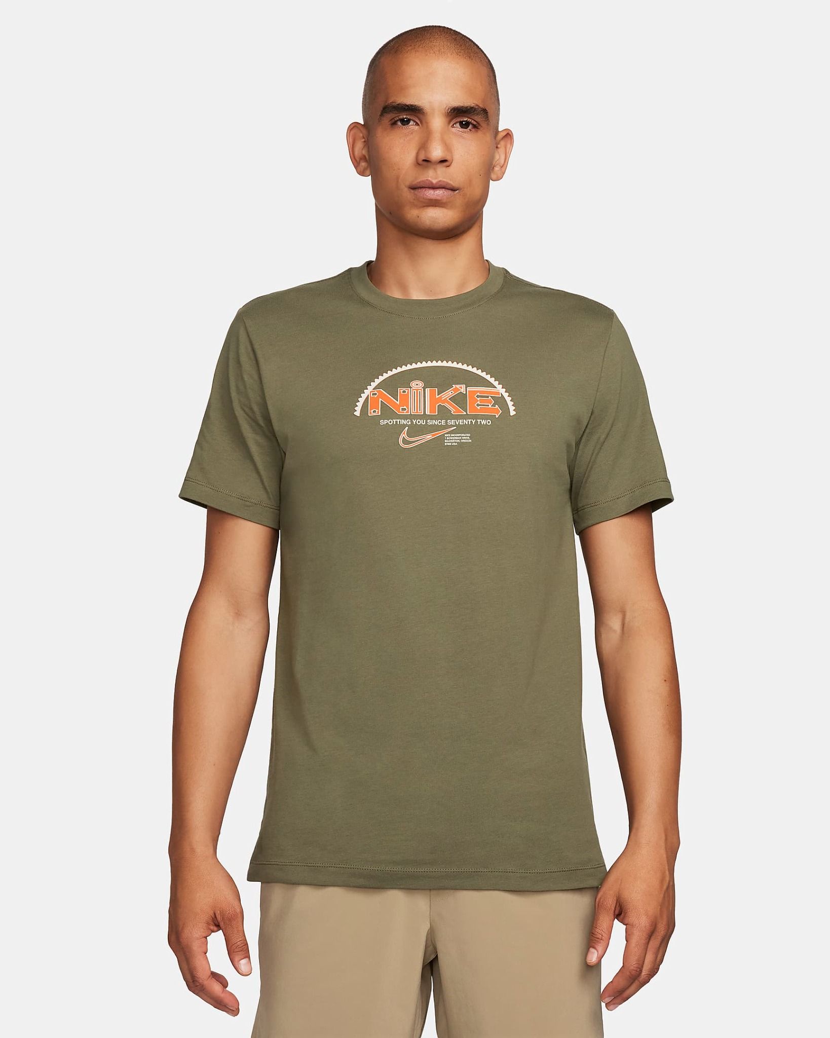 Nike - Áo tay ngắn thể thao Nam Men's Fitness T-Shirt