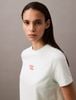 Calvin Klein - Áo thun tay ngắn nữ CK Flocked Logo Crewneck Tee