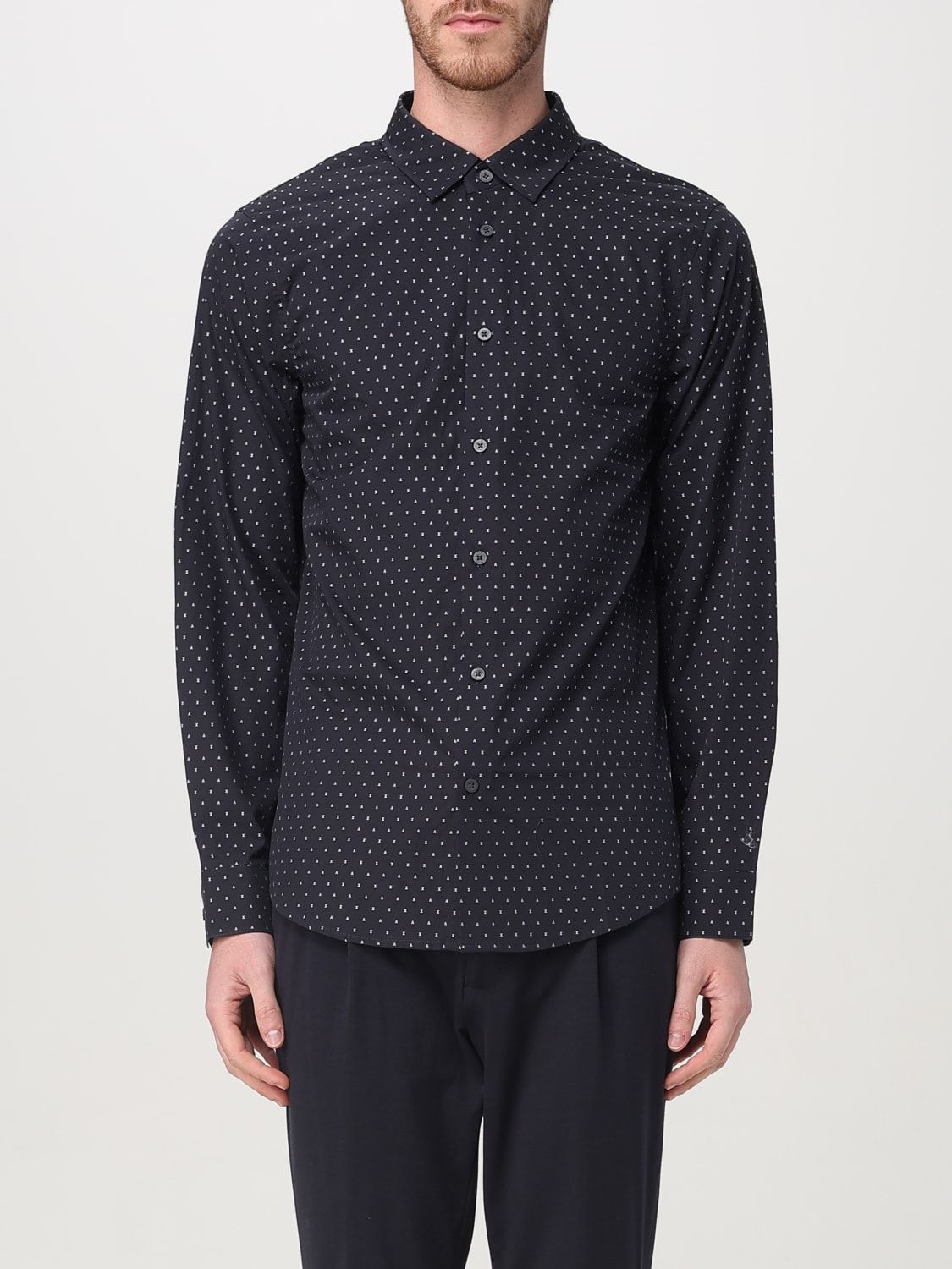 Armani Exchange - Áo sơ mi nam Ax Vintage Cotton Shirt