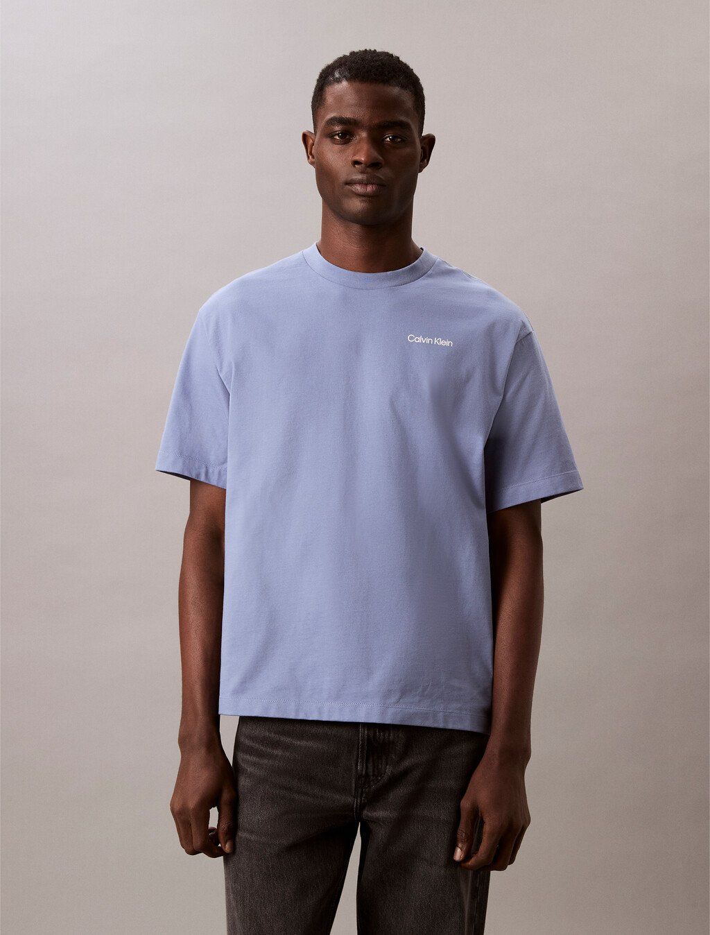 Calvin Klein - Áo phông tay ngắn nam CK Flower Applique Relaxed Tee