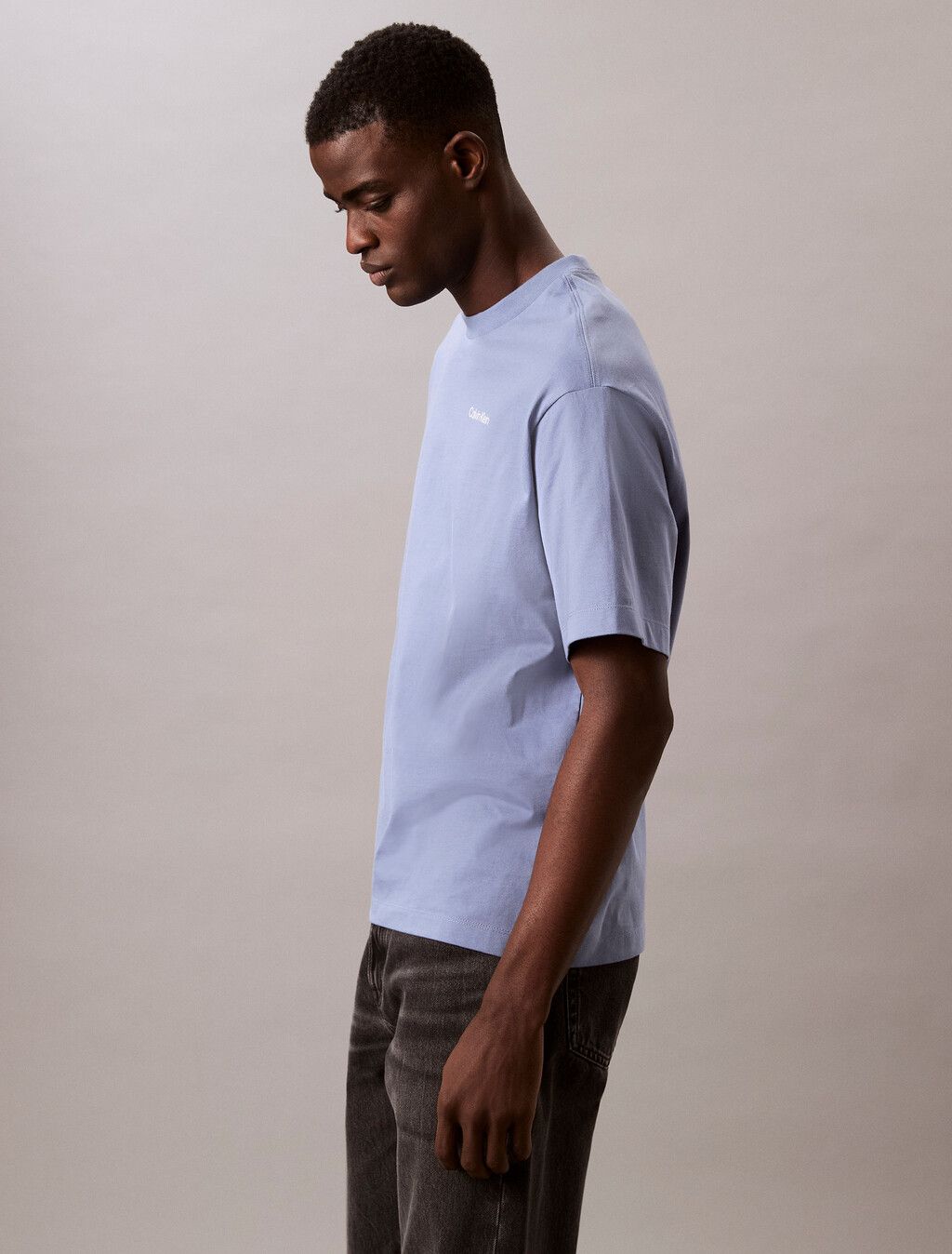 Calvin Klein - Áo phông tay ngắn nam CK Flower Applique Relaxed Tee