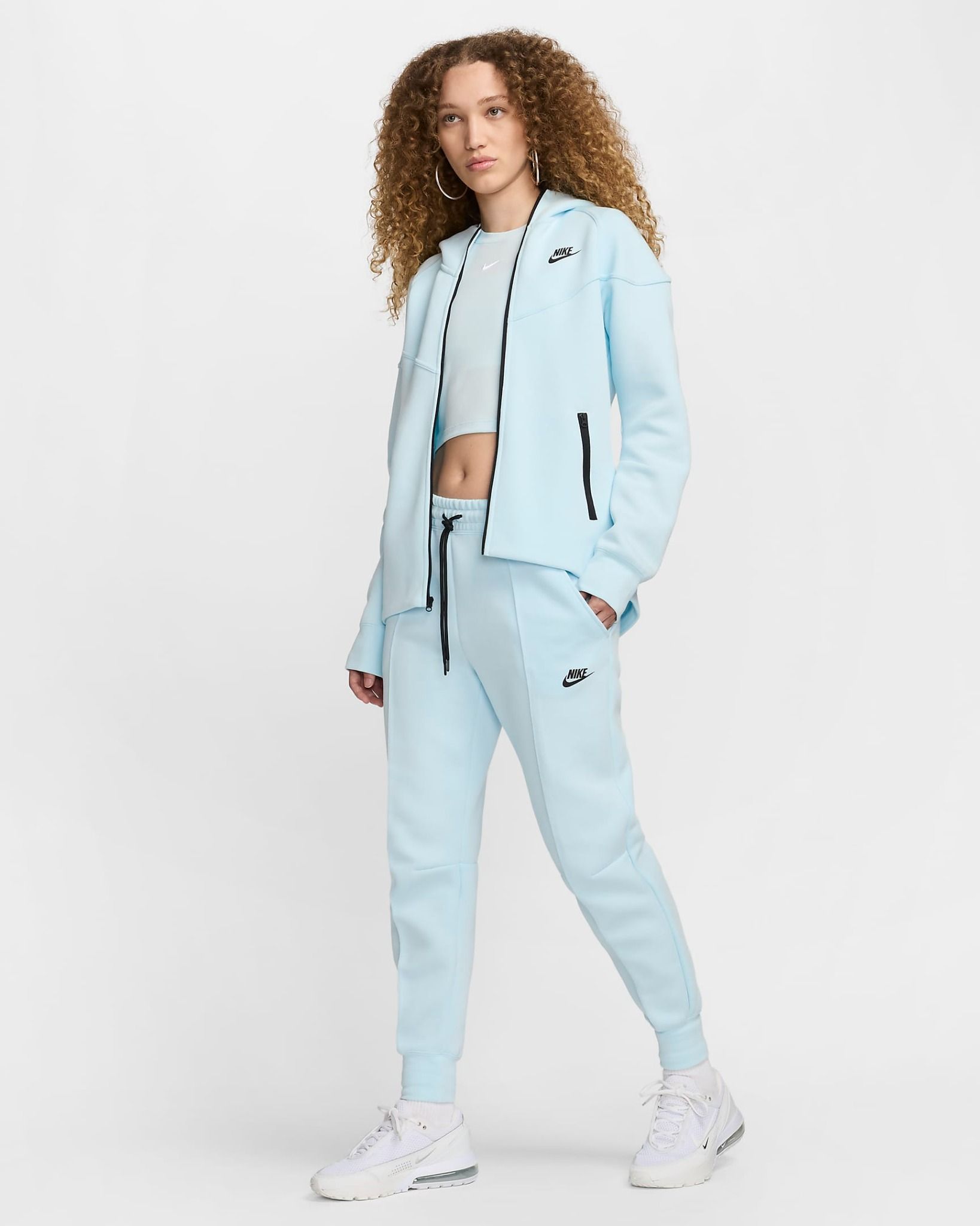 Nike - Áo tay ngắn thể thao Nữ Essential Women's Slim Cropped T-Shirt