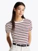 Tommy Hilfiger - Áo thun tay ngắn nữ Flag Embroidery Slim T-Shirt