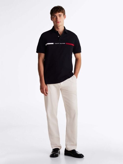 Tommy Hilfiger - Áo polo tay ngắn nam Hilfiger Chest Insert Regular Polo