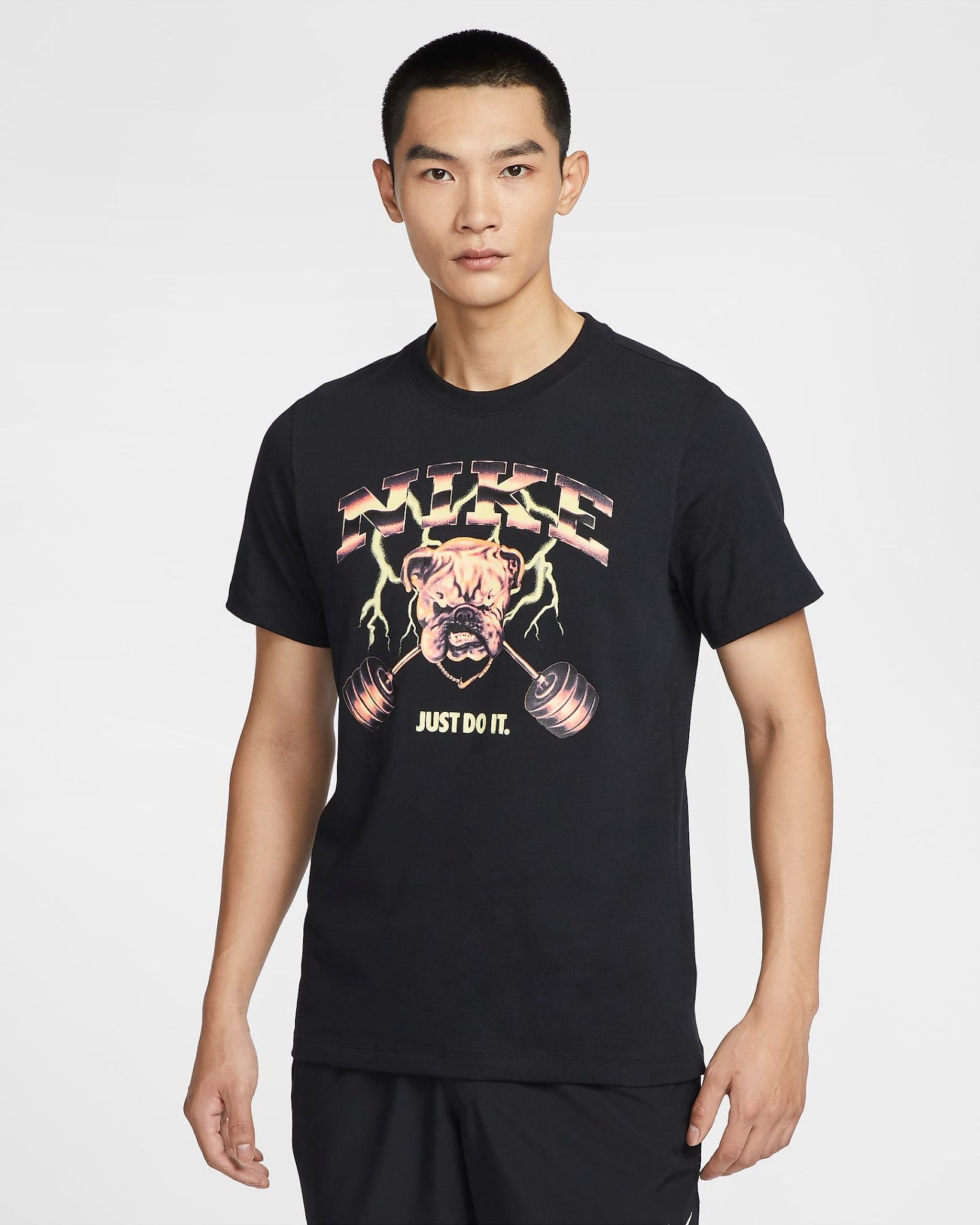 Nike - Áo tay ngắn thể thao Nam Men's Fitness T-Shirt