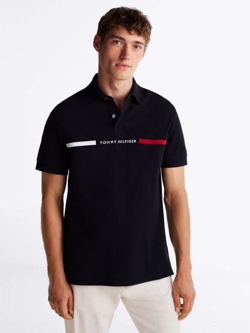 Tommy Hilfiger - Áo polo tay ngắn nam Hilfiger Chest Insert Regular Polo