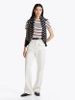 Tommy Hilfiger - Áo thun tay ngắn nữ Flag Embroidery Slim T-Shirt