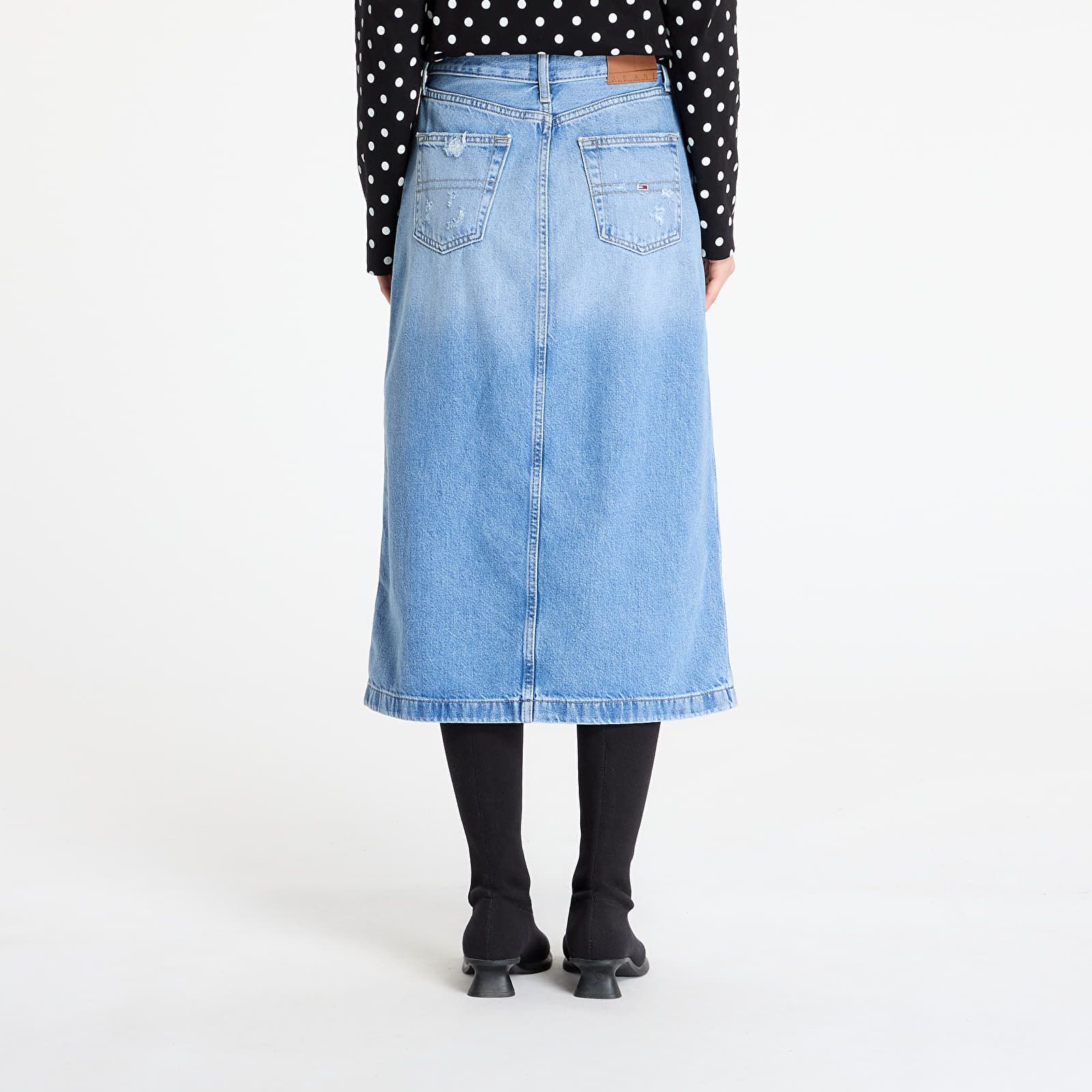 Tommy Hilfiger - Váy jeans nữ Claire Midi Skirt Denim