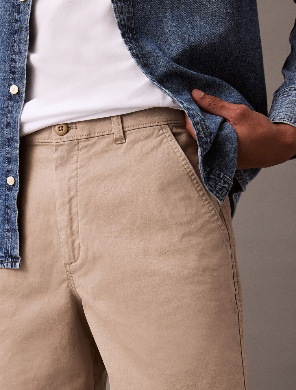 Calvin Klein - Quần ngắn nam CK Signature Cotton Chino Short