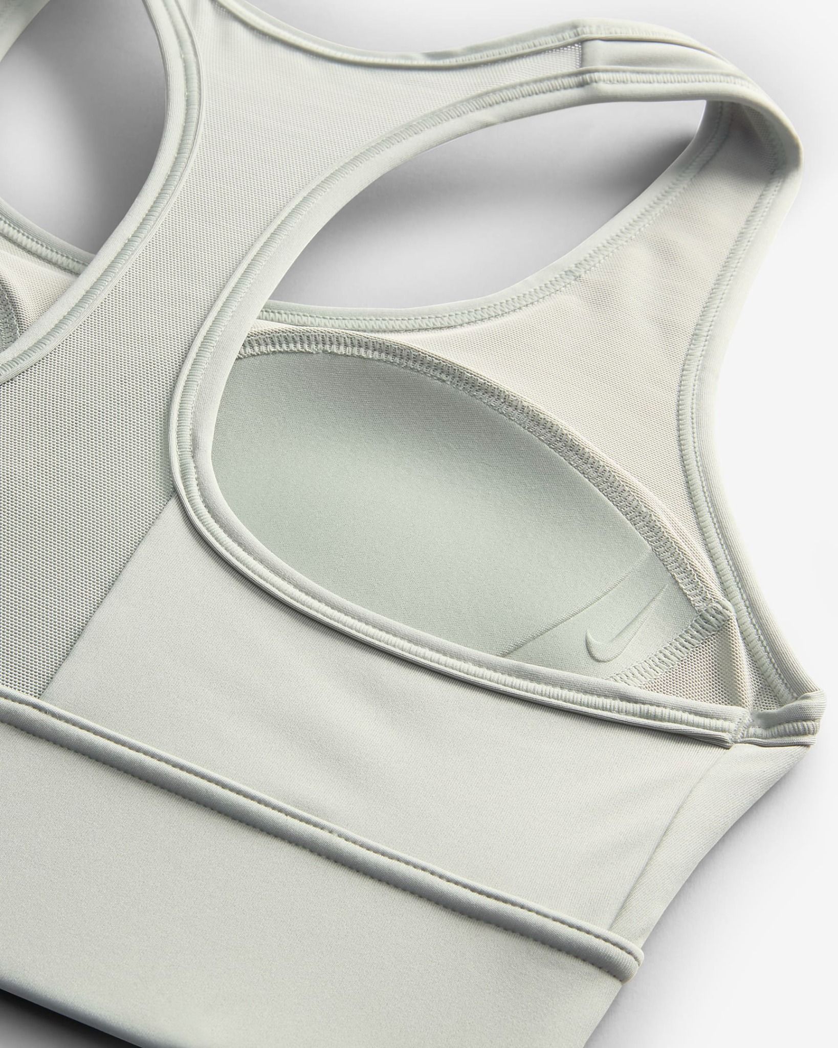 Nike - Áo ngực thể thao Nữ Swoosh Medium Support Women's Padded Longline Sports Bra