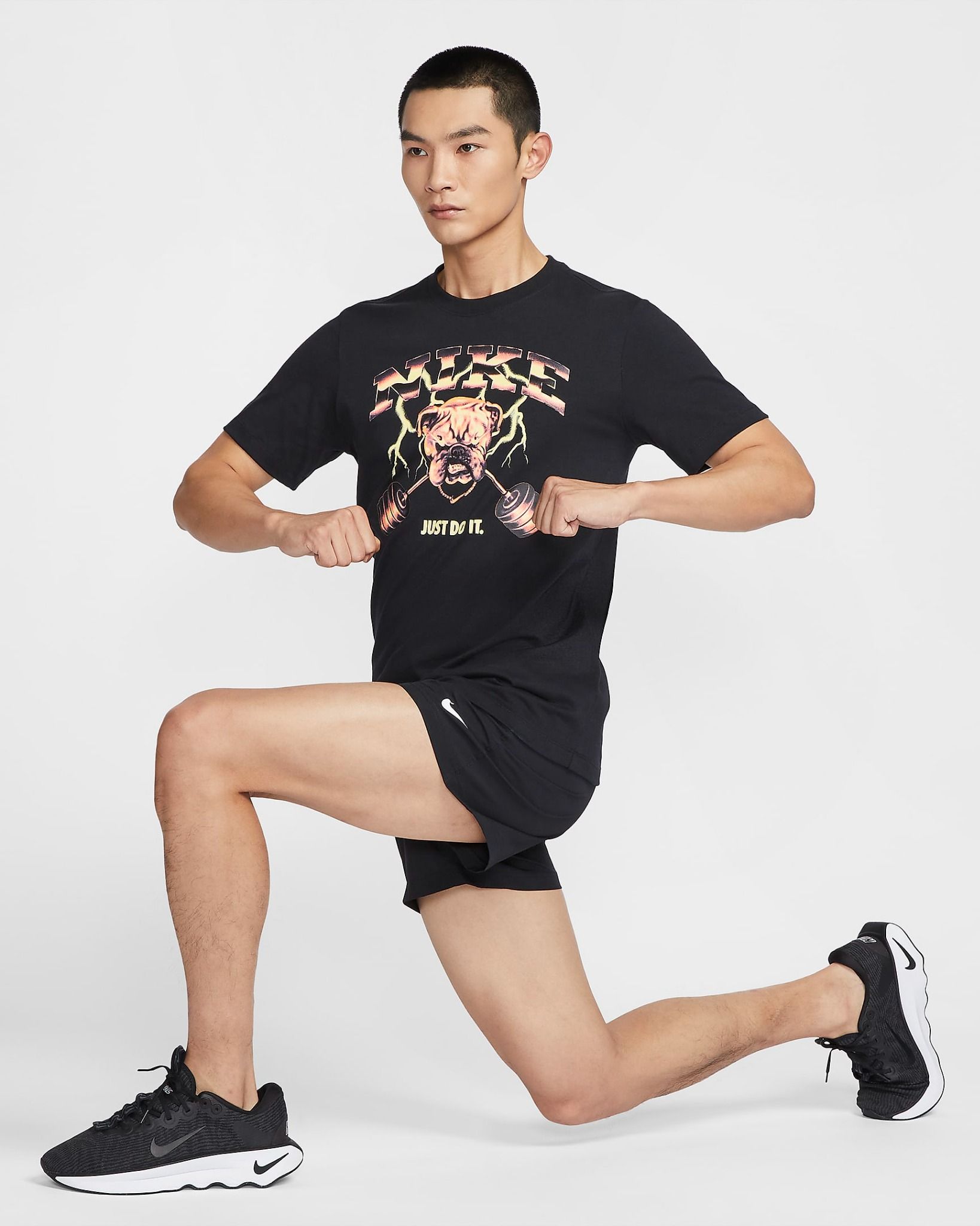 Nike - Áo tay ngắn thể thao Nam Men's Fitness T-Shirt