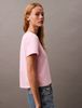 Calvin Klein - Áo thun thời trang CK nữ Slim Script Logo T-shirt