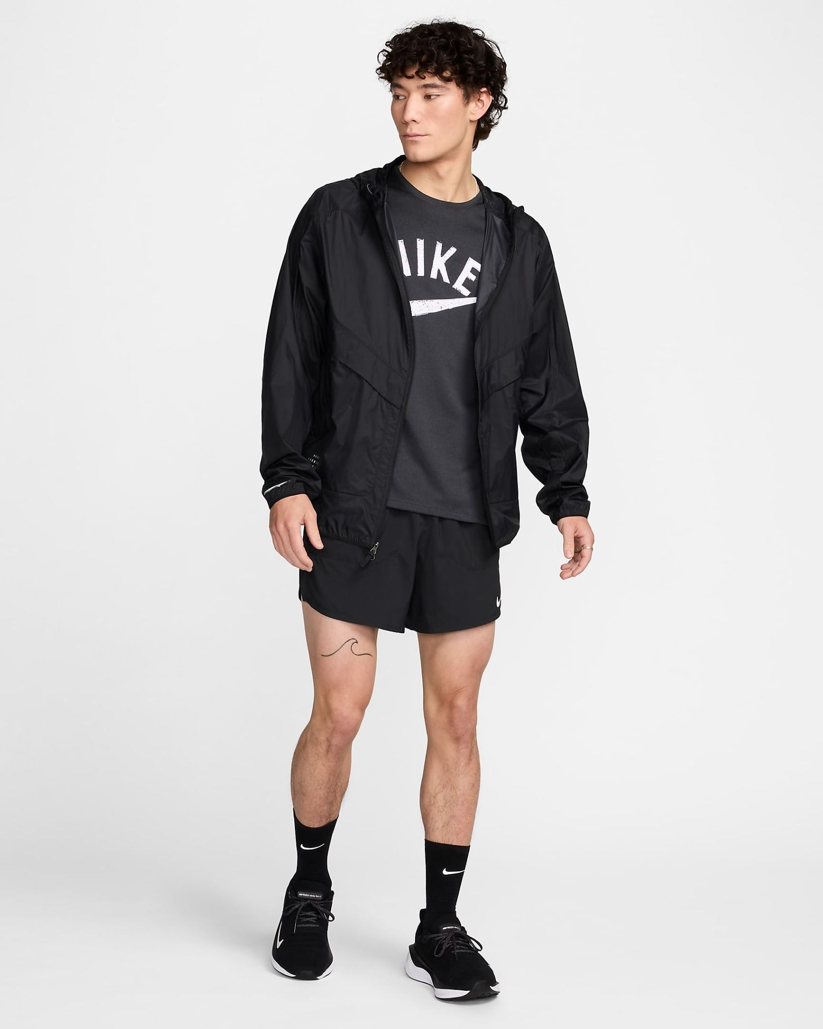Nike - Áo tay ngắn thể thao Nam Miler Men's Dri-FIT Short-Sleeve Running Top