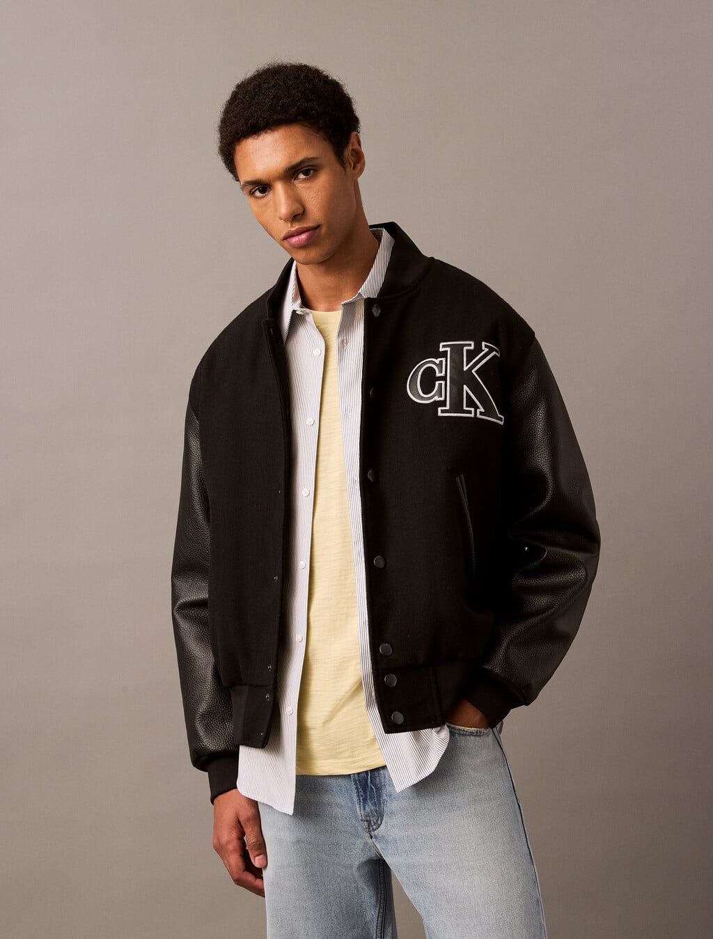 Calvin Klein - Áo khoác CK nam Varsity Bomber Jacket