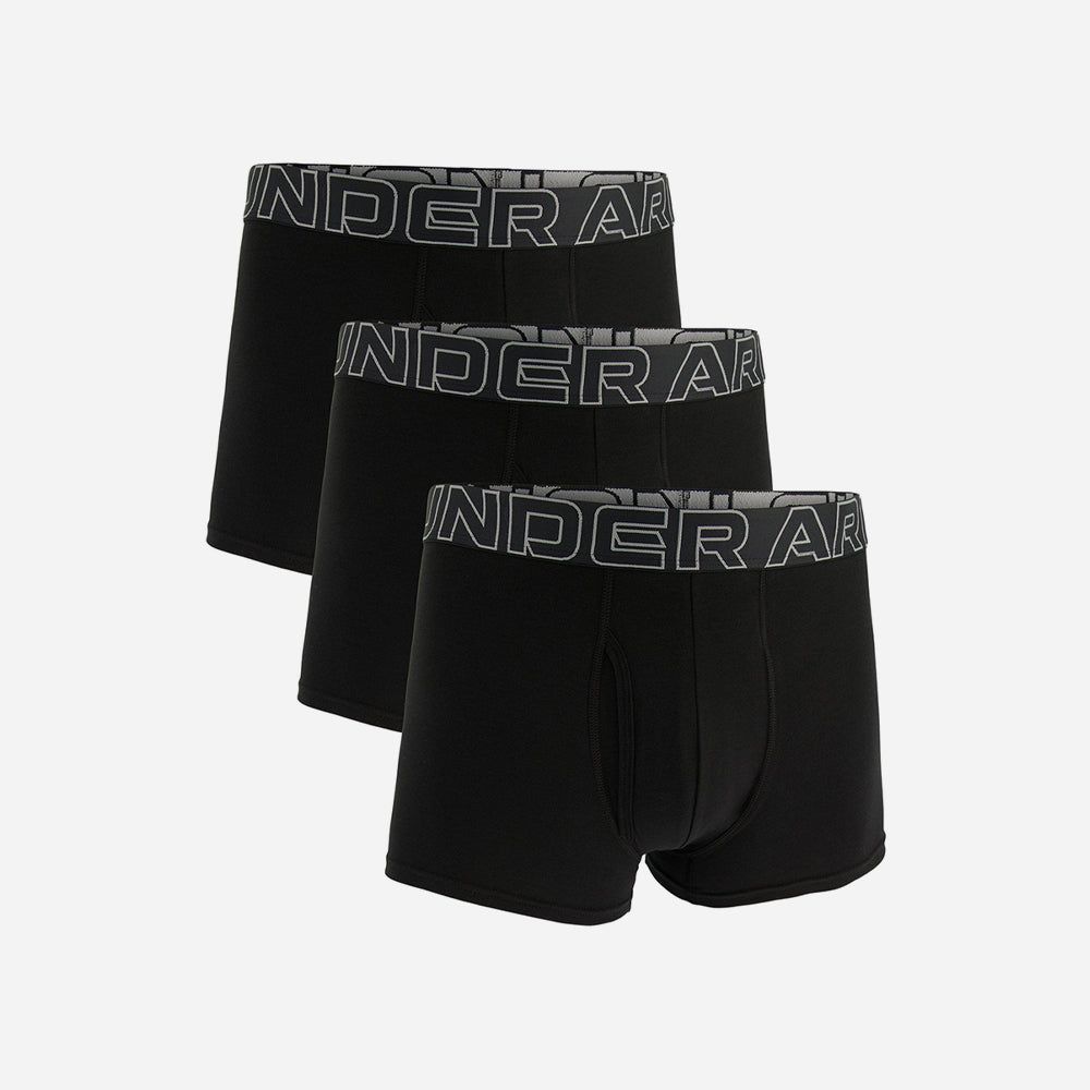 Under Armour - Bộ ba Quần lót nam Performance Cotton 3Inch Training