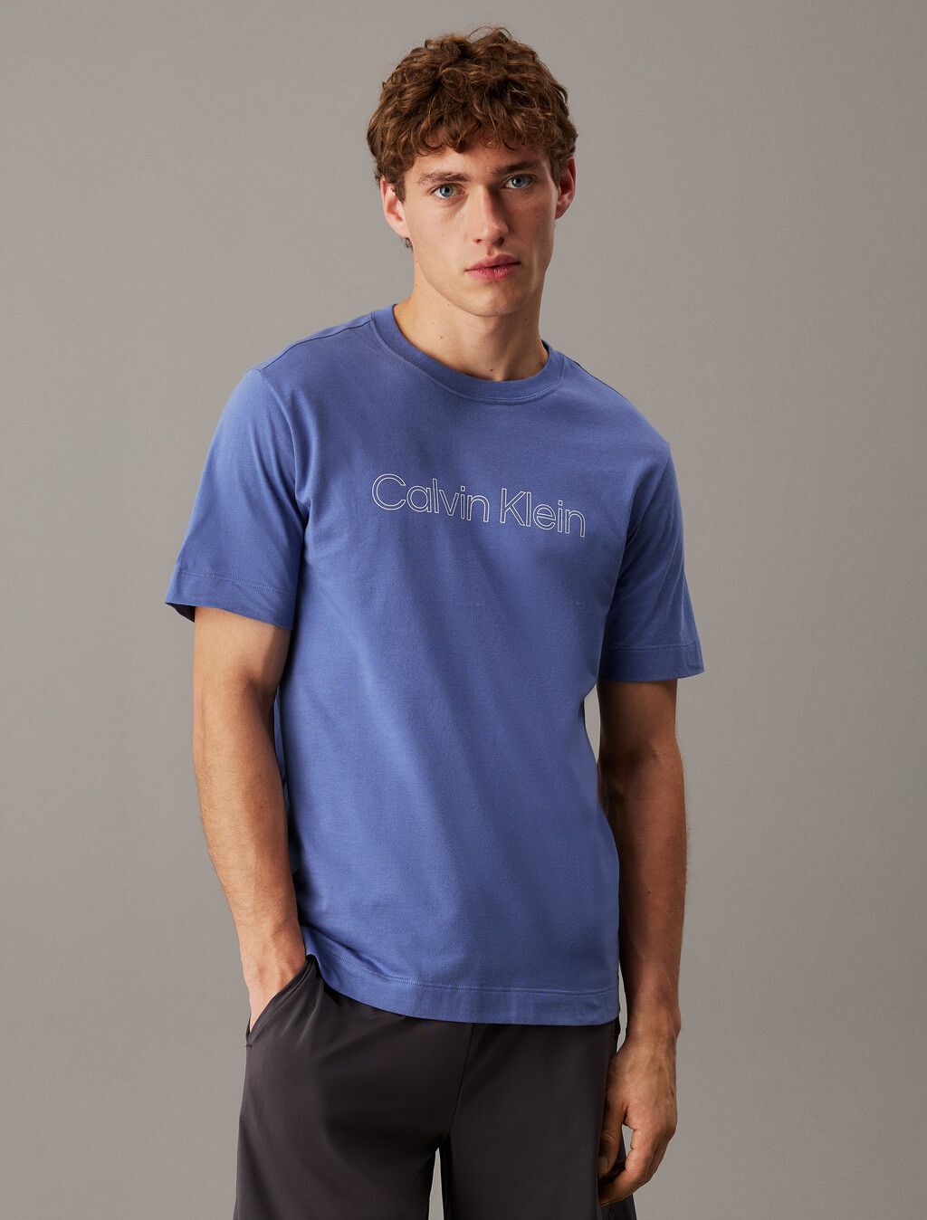 Calvin Klein - Áo thun thể thao nam CK Essentials Short Sleeve Tee