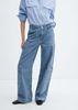 Mango - Quần jeans nữ Loose cargo jeans with pockets