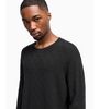 Armani Exchange - Áo len tay dài nam Black crew neck Jumper