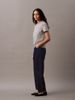 Calvin Klein - Quần jeans ống đứng CK nữ Premium Linen Relaxed Straight