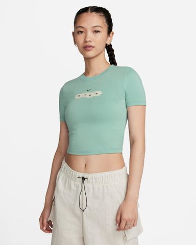 Nike - Áo tay ngắn thể thao Nữ Sportswear Women's Cropped T-Shirt