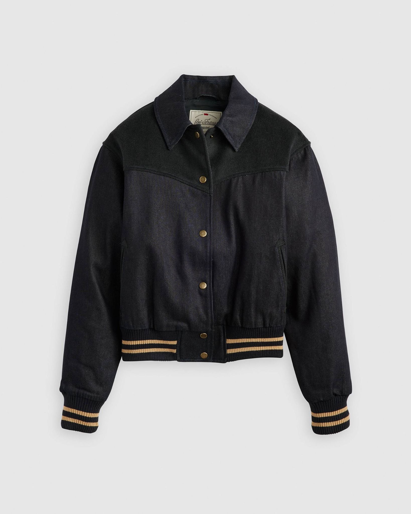 Levi's - Áo khoác jeans nữ Lennox Varsity Jacket