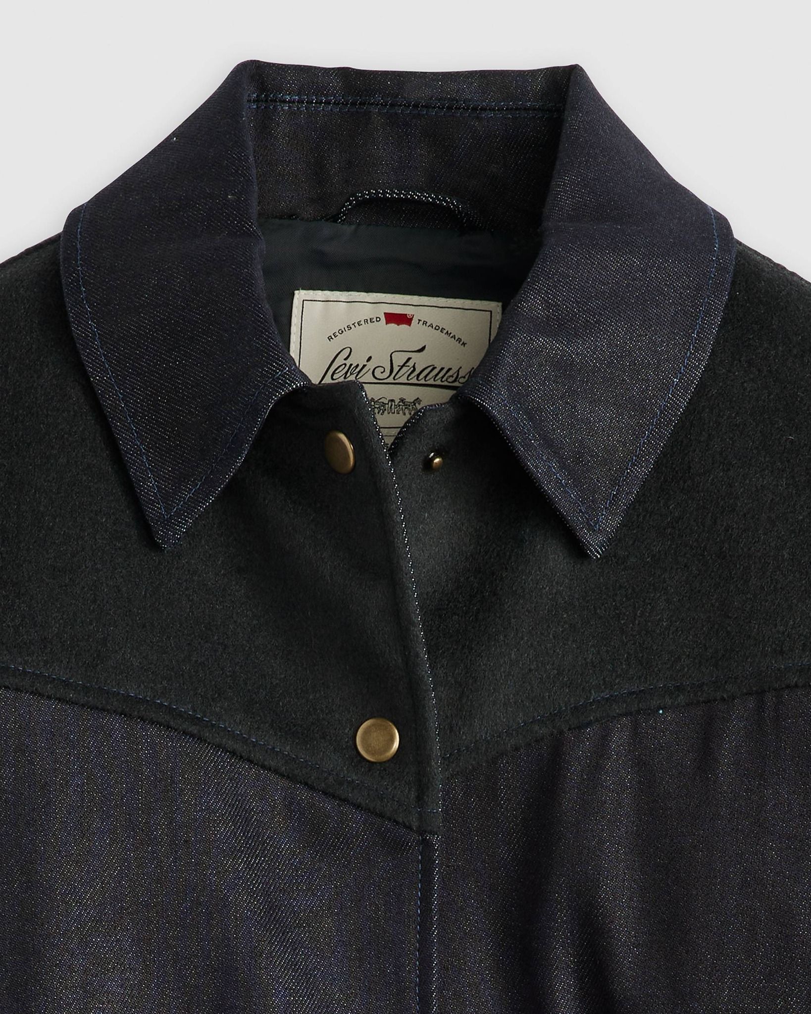 Levi's - Áo khoác jeans nữ Lennox Varsity Jacket