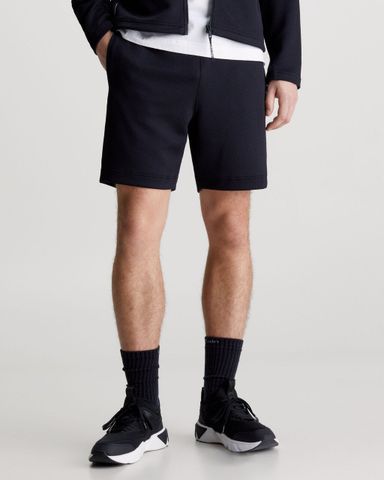 Calvin Klein - Quần ngắn thể thao nam Double Waistband Jacquard Gym Shorts