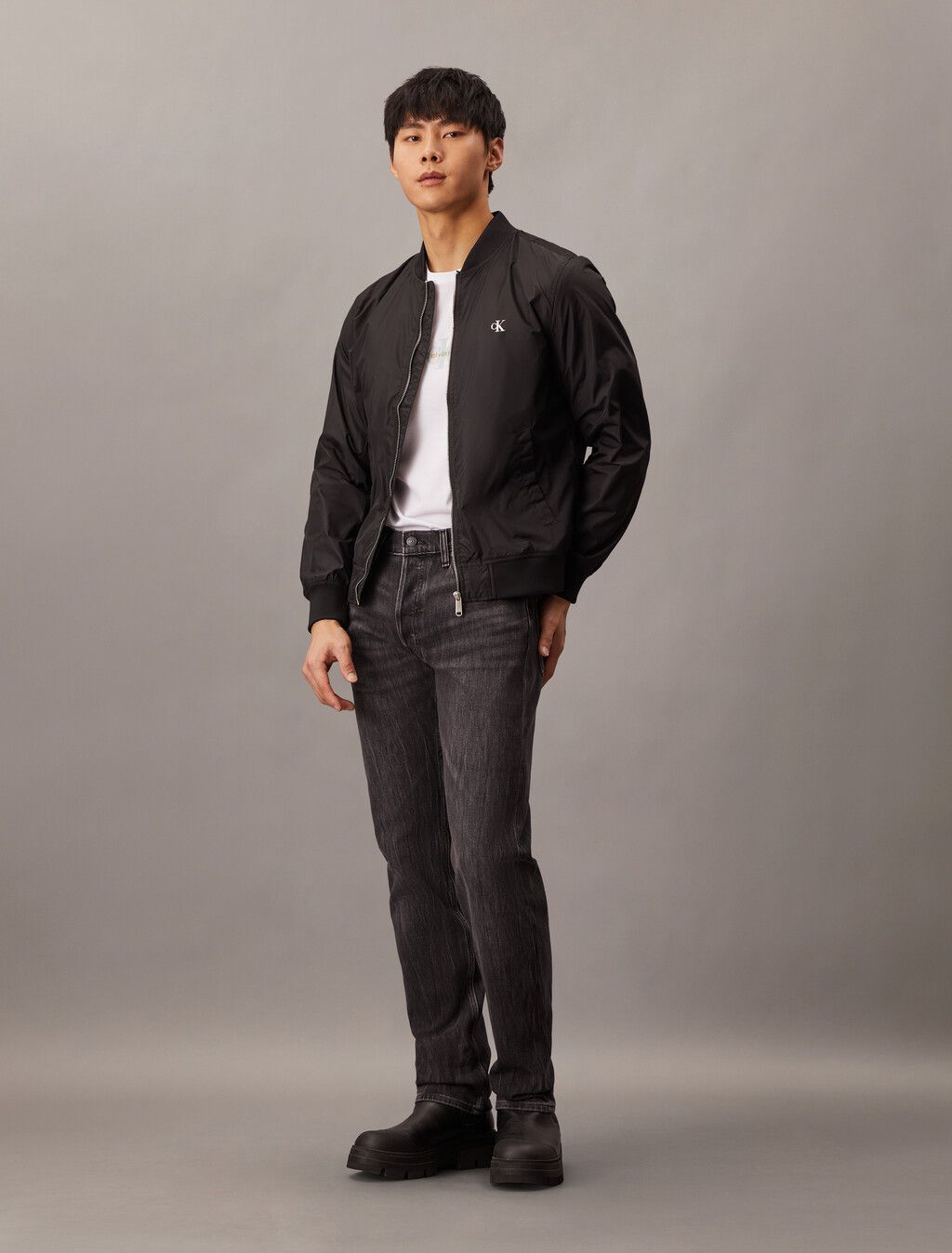 Calvin Klein - Quần jeans ống đứng nam CK Straight Jeans