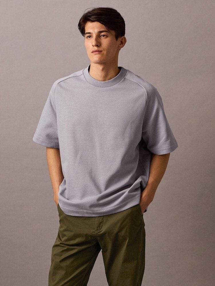 Calvin Klein - Áo phông thời trang nam CK Premium Terry Crewneck Tee