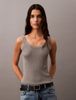 Calvin Klein - Áo ba lỗ dệt kim CK nữ Viscose Ribs Tank