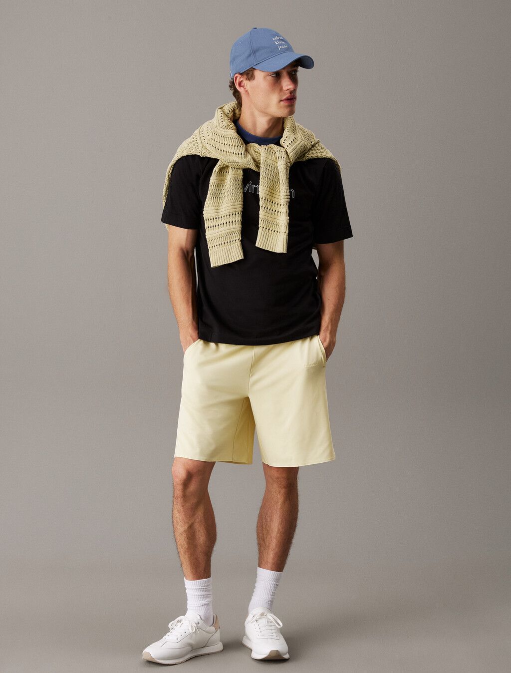 Calvin Klein - Áo thun thể thao nam CK Essentials Short Sleeve Tee