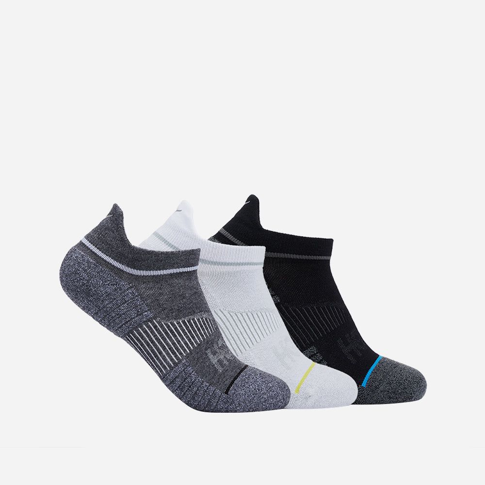 Hoka - Bộ ba đôi Vớ tất nam nữ No-Show 3-Pack Running Socks