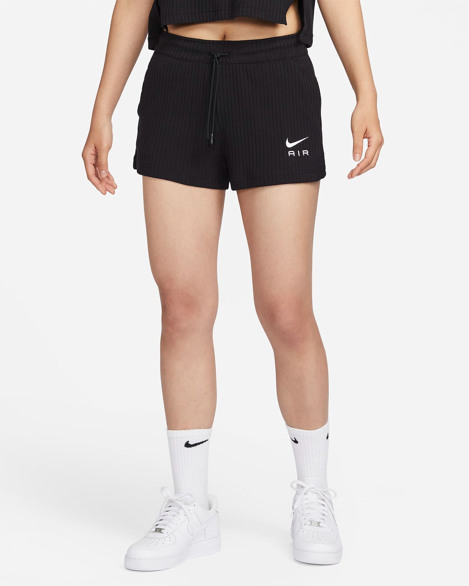 Nike - Quần ngắn thể thao Nữ Sportswear Women's Ribbed Jersey Shorts