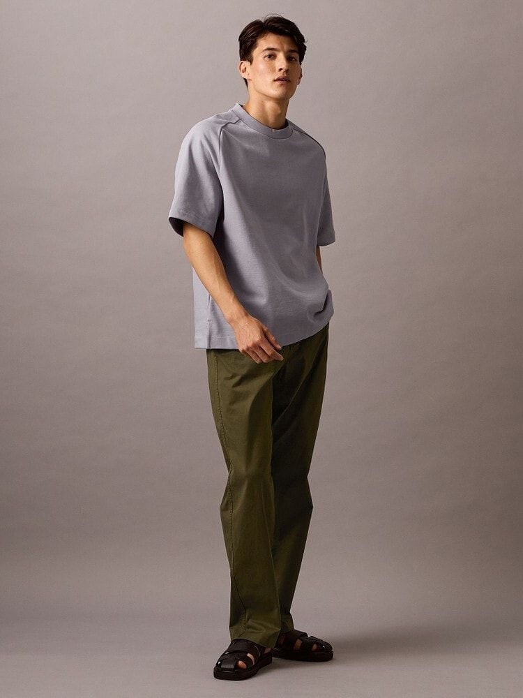 Calvin Klein - Áo phông thời trang nam CK Premium Terry Crewneck Tee