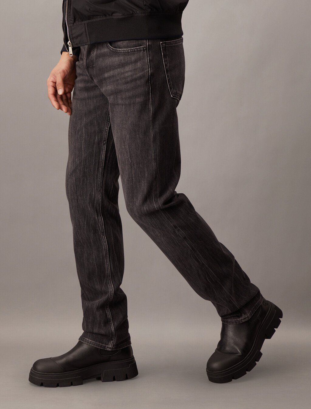 Calvin Klein - Quần jeans ống đứng nam CK Straight Jeans