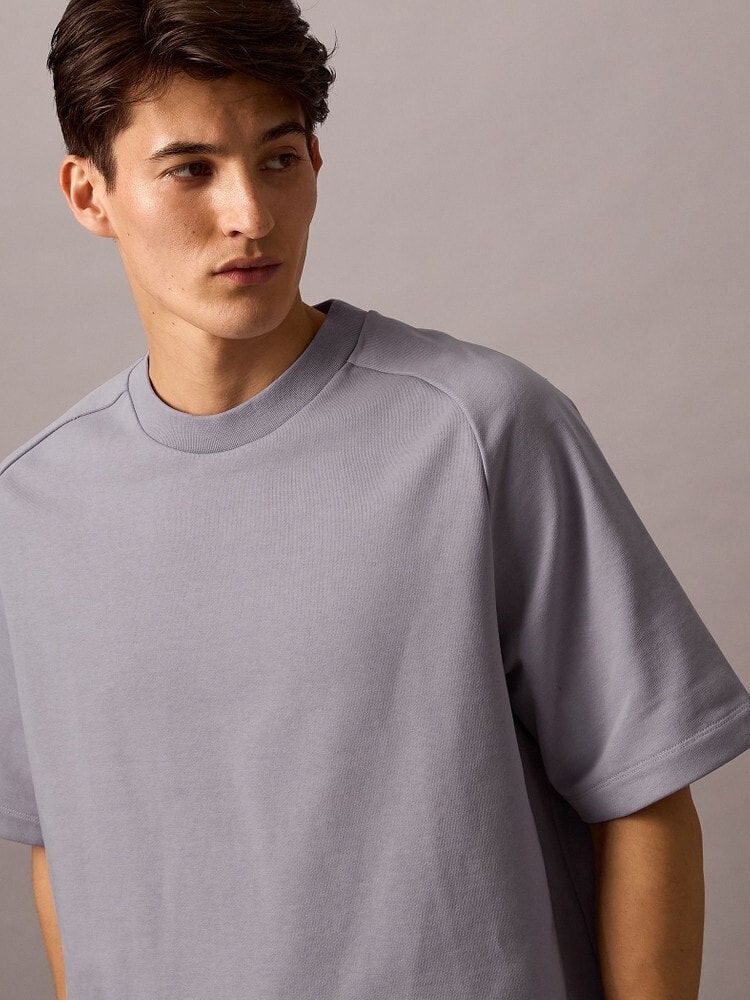Calvin Klein - Áo phông thời trang nam CK Premium Terry Crewneck Tee