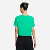 Nike - Áo tay ngắn thời trang Nữ Women's Nike Club Cropped T-Shirt - Green