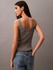 Calvin Klein - Áo ba lỗ dệt kim CK nữ Viscose Ribs Tank