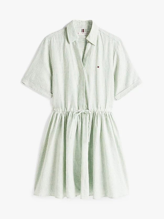 Tommy Hilfiger - Đầm nữ Pure Linen Mini Shirt Dress