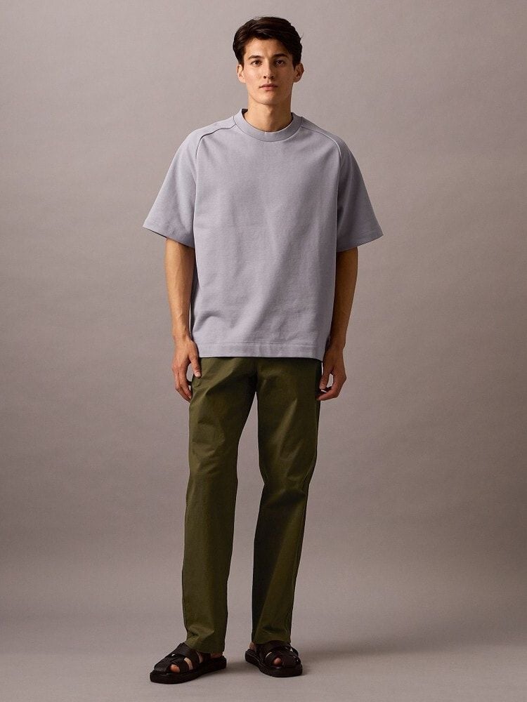 Calvin Klein - Áo phông thời trang nam CK Premium Terry Crewneck Tee