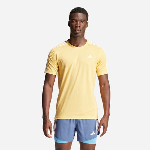 adidas - Áo tay ngắn chạy bộ Nam Own The Run 3-Stripes T-Shirt Running