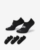 Nike - Vớ thể thao (3 đôi) Nam Nữ Everyday Plus Cushioned Nike Footie Socks