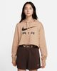 Nike - Áo tay dài thể thao Nữ Air Women's Oversized Fleece Pullover Hoodie